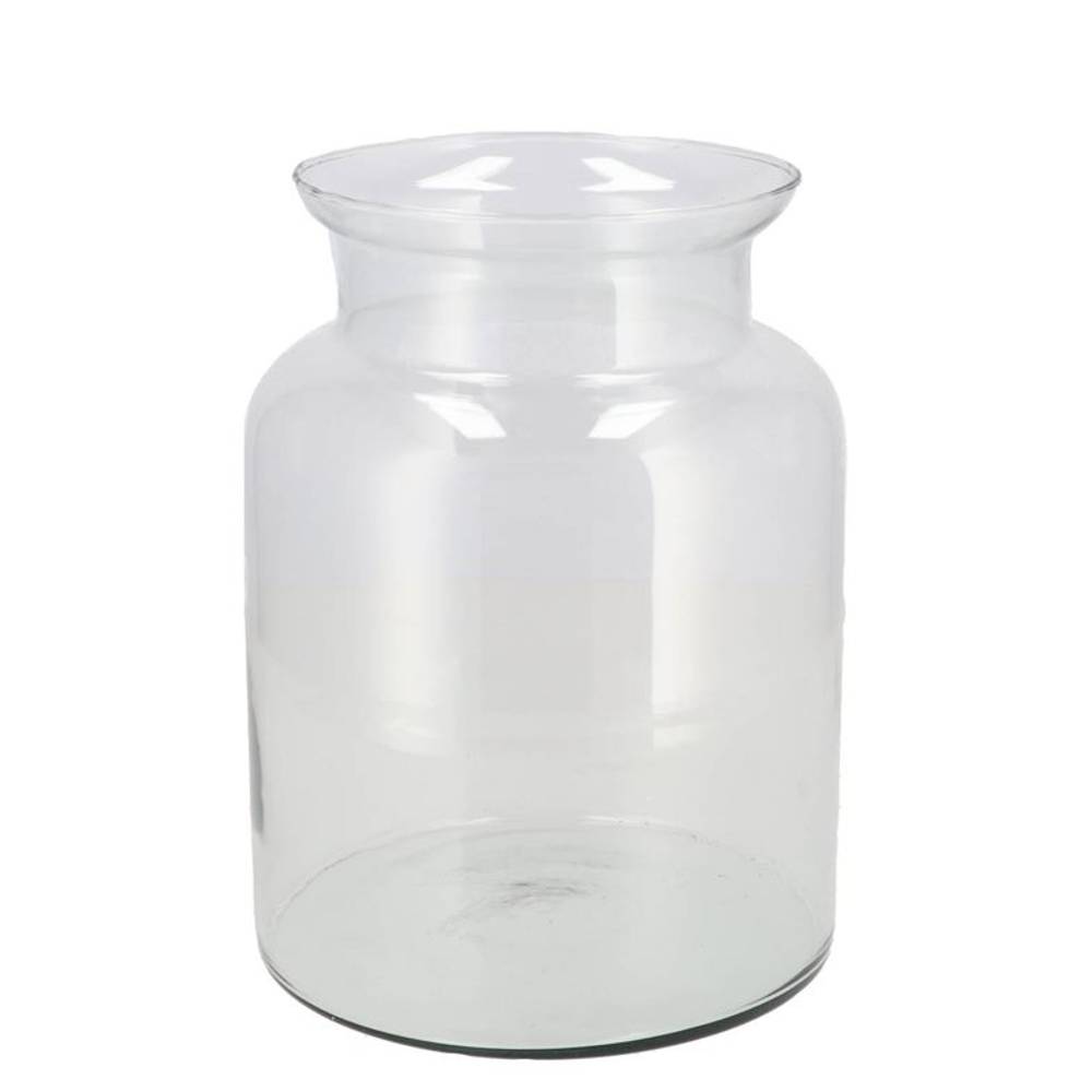Glas Vase Milchkanne D19cm H25cm
