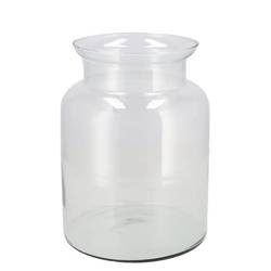 Glas Vase Milchkanne D19cm H25cm