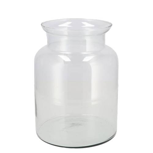Glas Vase Milchkanne D19cm H25cm