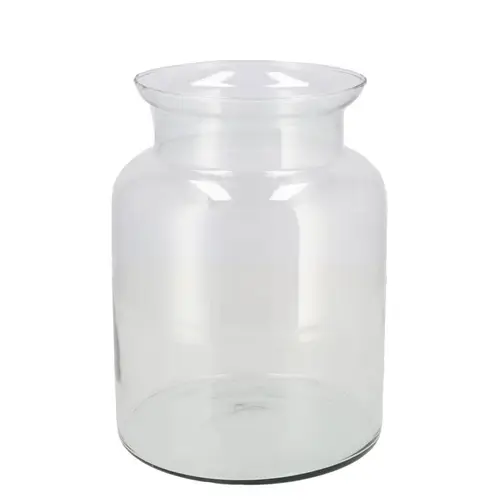 Glas Vase Milchkanne D19cm H25cm