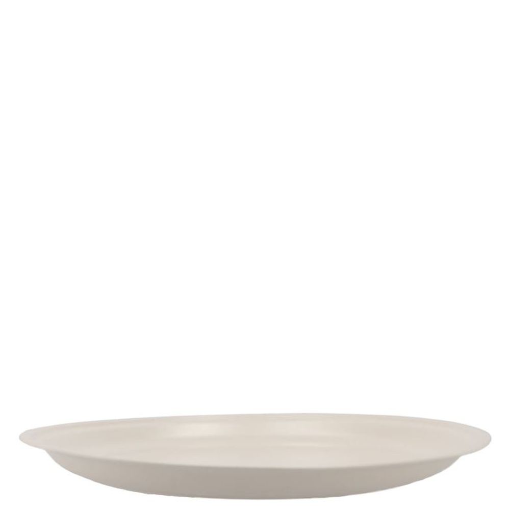 Zink Schale grau D26cm