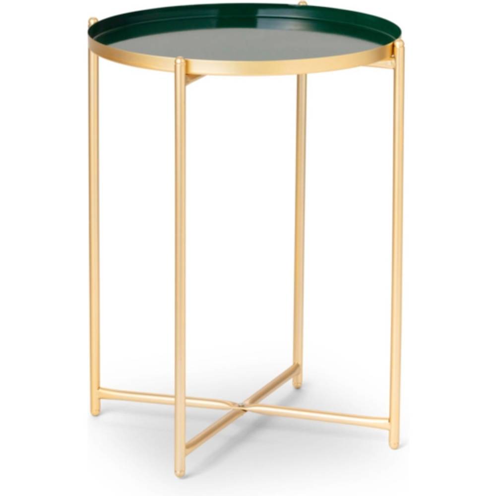Beistelltisch Ella grün/gold D37.5cm H47.5cm