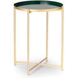 Beistelltisch Ella grün/gold D37.5cm H47.5cm