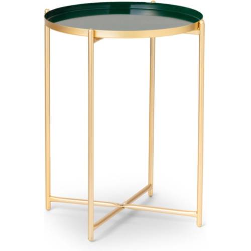 Beistelltisch Ella grün/gold D37.5cm H47.5cm