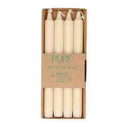 Spitzkerzen Eco creme D02.3cm H25cm