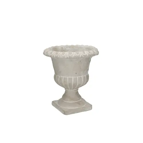 Keramik Übertopf Zelbio grau D14cm H15.5cm