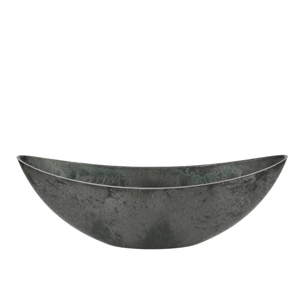 Melamine Boot grau 34x11x11cm
