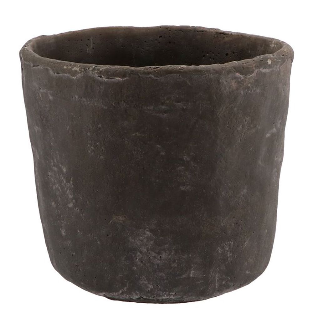 Keramik Übertopf Iron Stone grau D21cm H19cm