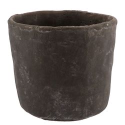 Keramik Übertopf Iron Stone grau D21cm H19cm