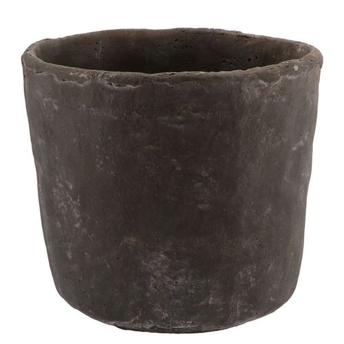 Keramik Übertopf Iron Stone grau D21cm H19cm
