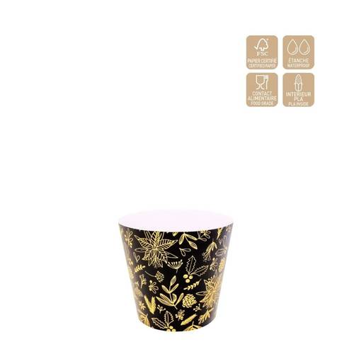 Potcover Eureka schwarz D12.5cm H12.5cm