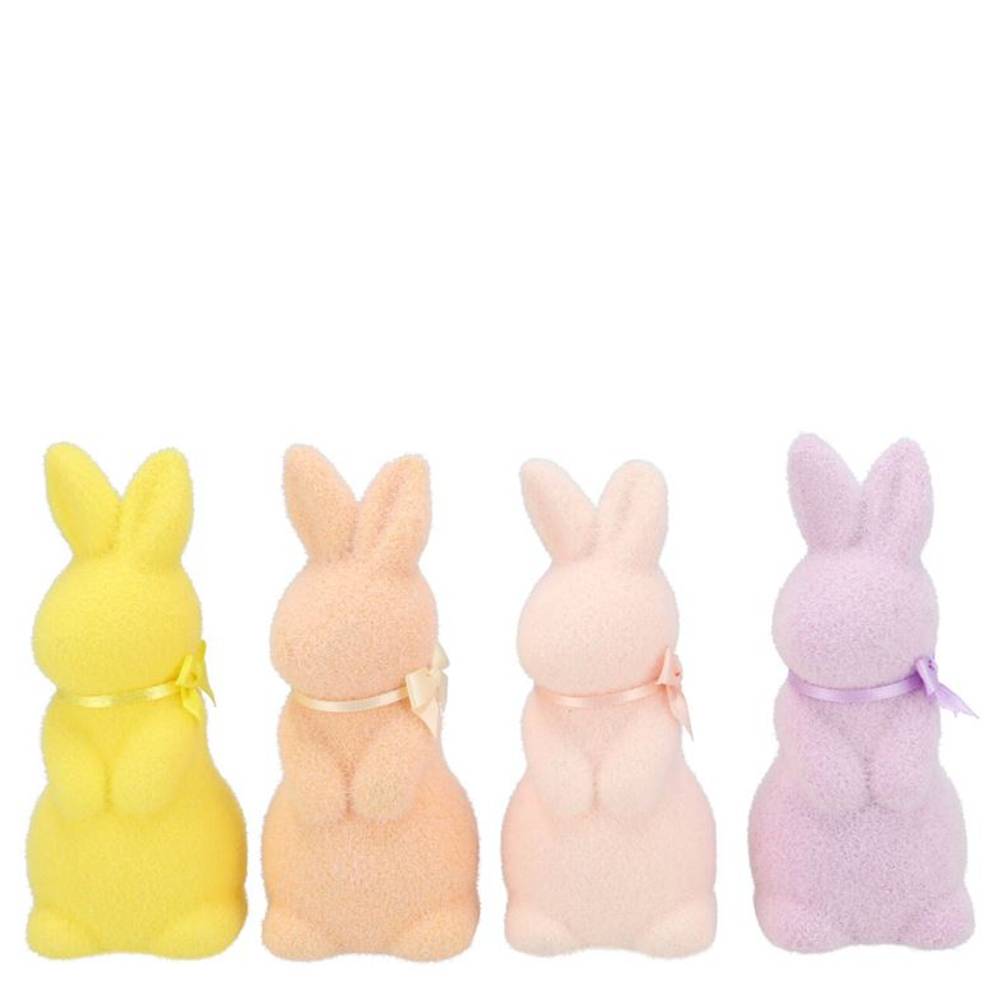 Hase Flock Dreamy mix pastel 07x08x16cm