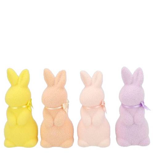 Hase Flock Dreamy mix pastel 07x08x16cm