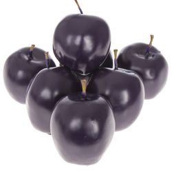 Apfel lila (purper) Wachs D5cm
