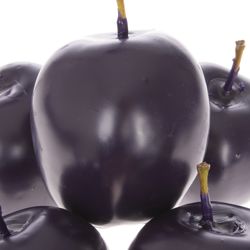 Apfel lila (purper) Wachs D5cm