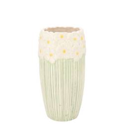 Keramik Vase Jane weiss 11x11x21cm