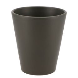 Keramik Orchidee Übertopf dunkelgrün D14cm H15cm