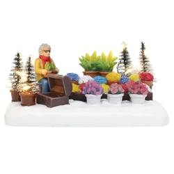 Marktverkäufer mit LED 08x07x14cm