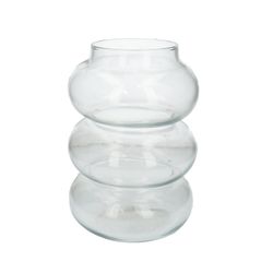 Glas Vase Rings D17cm H23.5cm