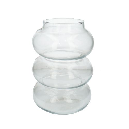 Glas Vase Rings D17cm H23.5cm