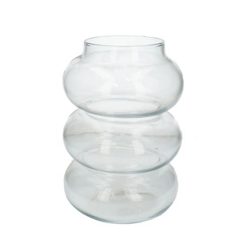 Glas Vase Rings D17cm H23.5cm