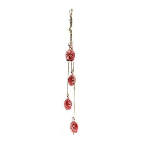 Hänger Weihnachtsglöckchen rot D05cm L60cm
