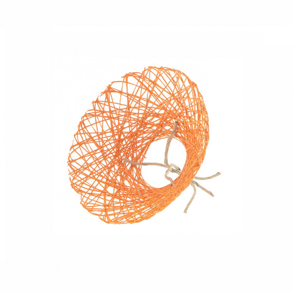 Strausshalter Papierweb orange D20cm