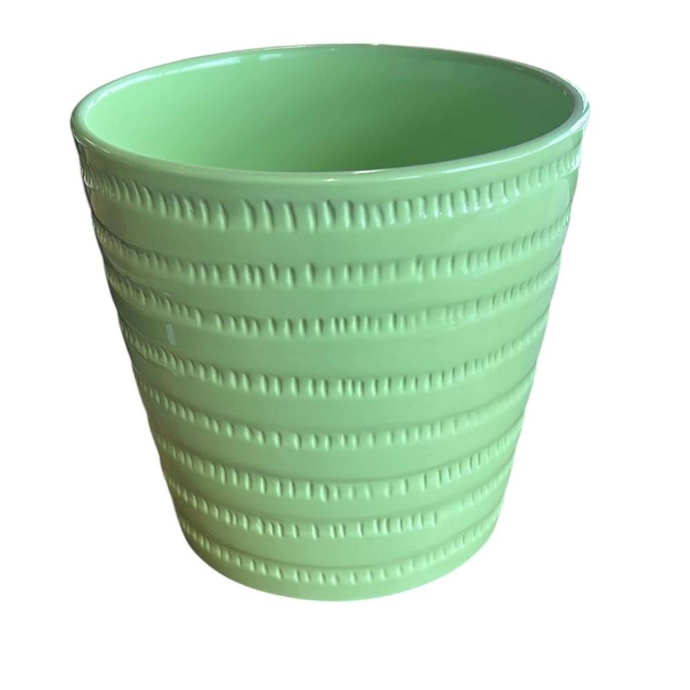 Keramik Orchidee Übertopf Aarhus grün D13cm H14cm
