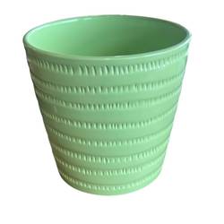Keramik Orchidee Übertopf Aarhus grün D13cm H14cm