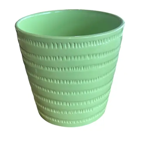 Keramik Orchidee Übertopf Aarhus grün D13cm H14cm