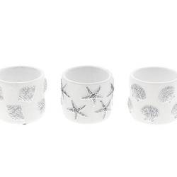 Keramik Übertopf Meeresbrise mix D11cm H09.5cm