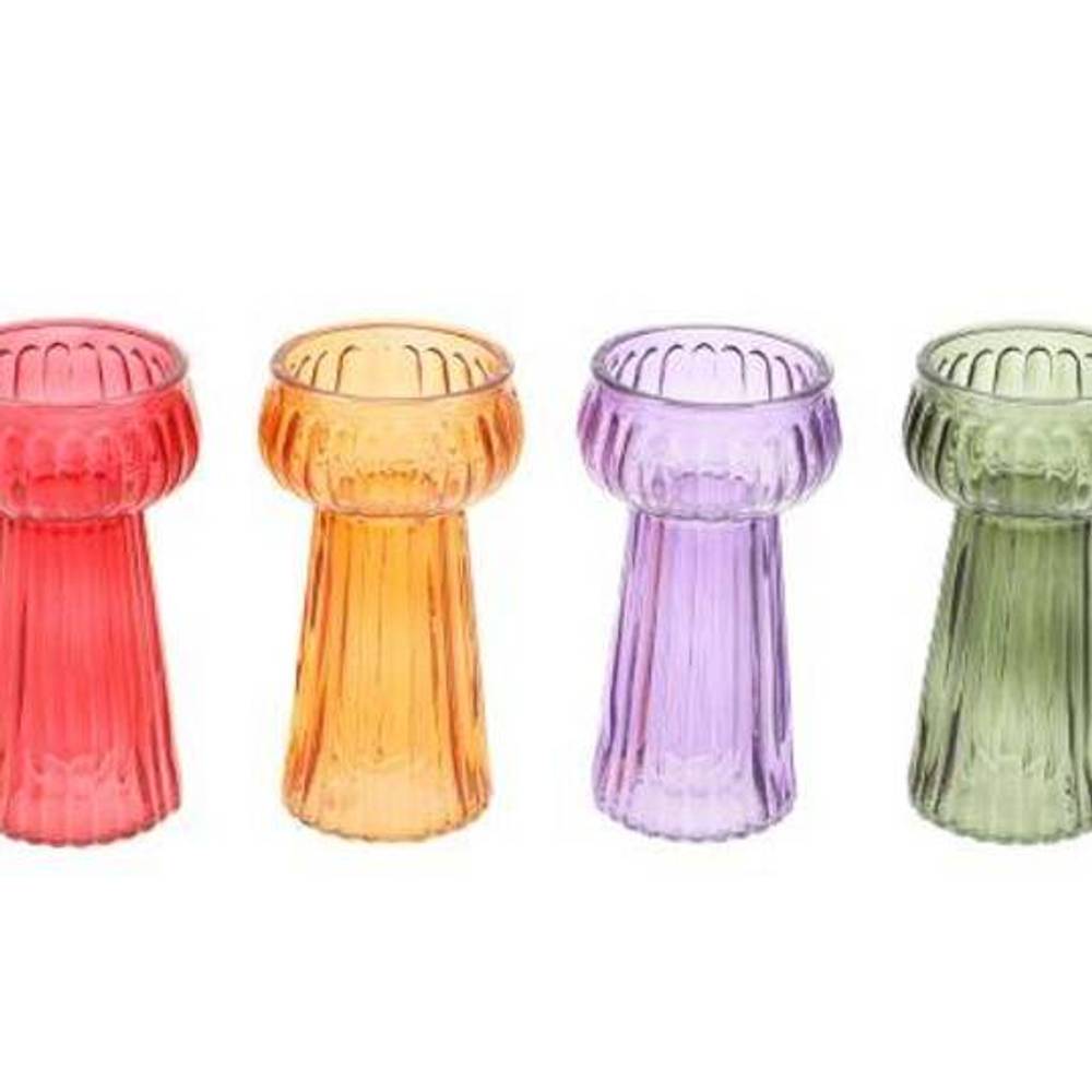 Glas Vase Carmen 4/Set D07.5cm H14cm