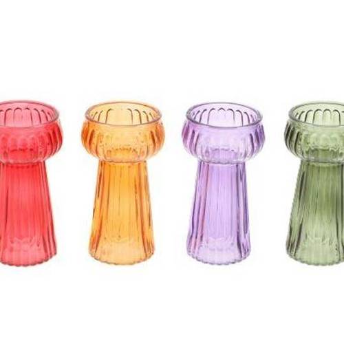 Glas Vase Carmen 4/Set D07.5cm H14cm