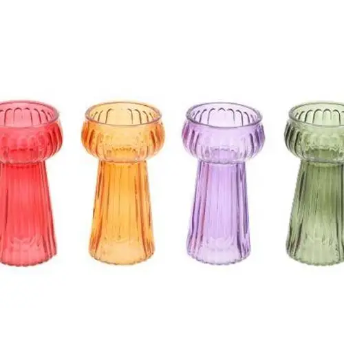 Glas Vase Carmen 4/Set D07.5cm H14cm