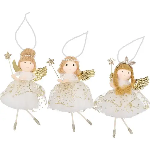 Hänger Mädchen Loulou Wings mix weiss 09x06x15cm