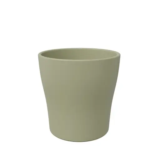 Keramik Orchidee Topf Hanna grün D13cm H13cm