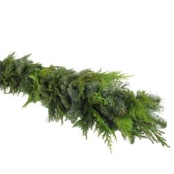 Girlande mix rund gebunden 3 Meter