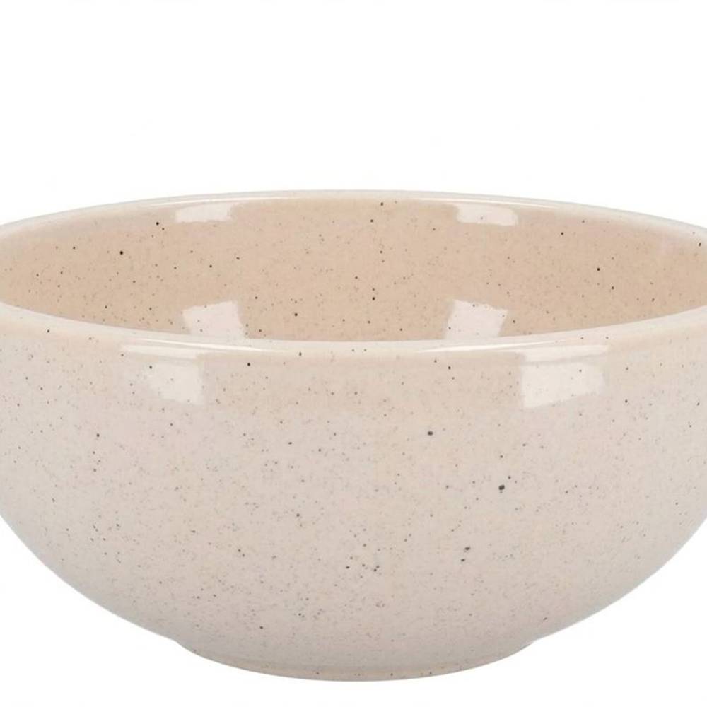 Keramik Schale Stone creme D26cm H12cm