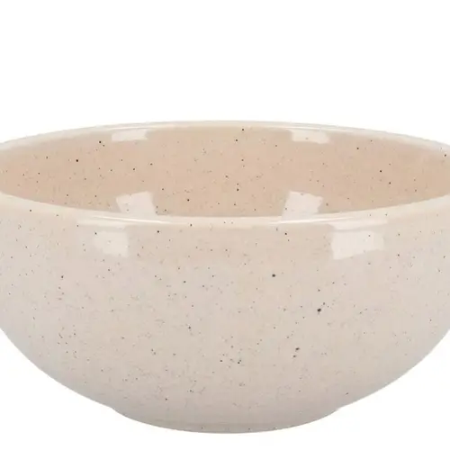 Keramik Schale Stone creme D26cm H12cm