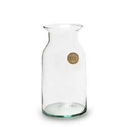 Glas Eco Flasche D08cm H18cm