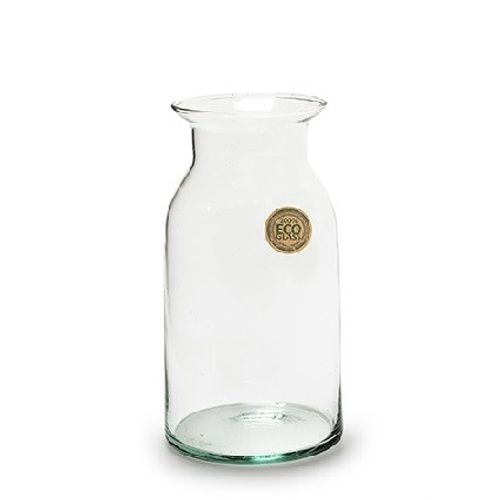 Glas Eco Flasche D08cm H18cm
