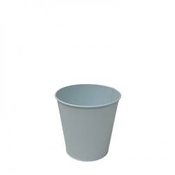 Zink Topf Milo grau D12cm H12cm