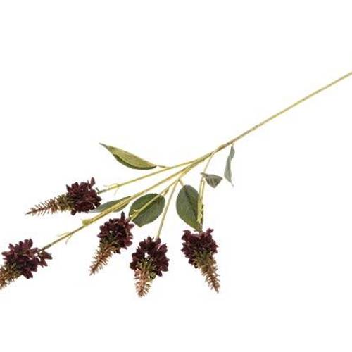 Seiden Veronica weinrot L92cm