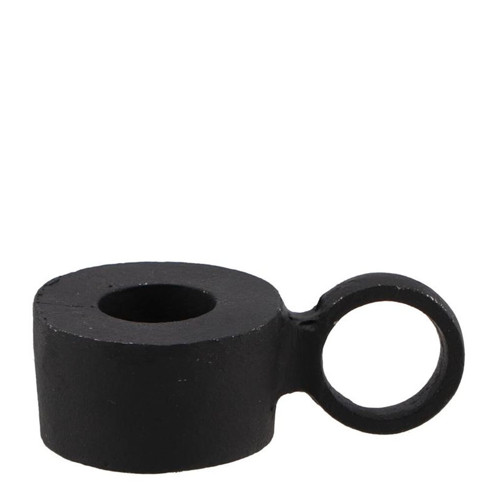 Kerzenständer Dobra Metal schwarz 9x6x4cm