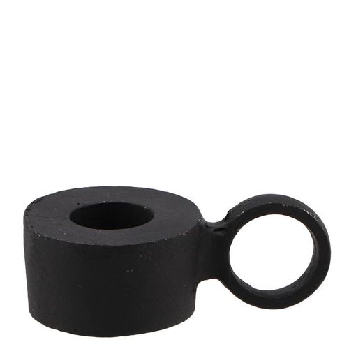 Kerzenständer Dobra Metal schwarz 9x6x4cm