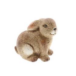 Osterhase sitzend braun D13cm H13cm