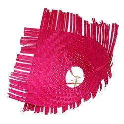 Strausshalter Bambus rosa flechten D34cm