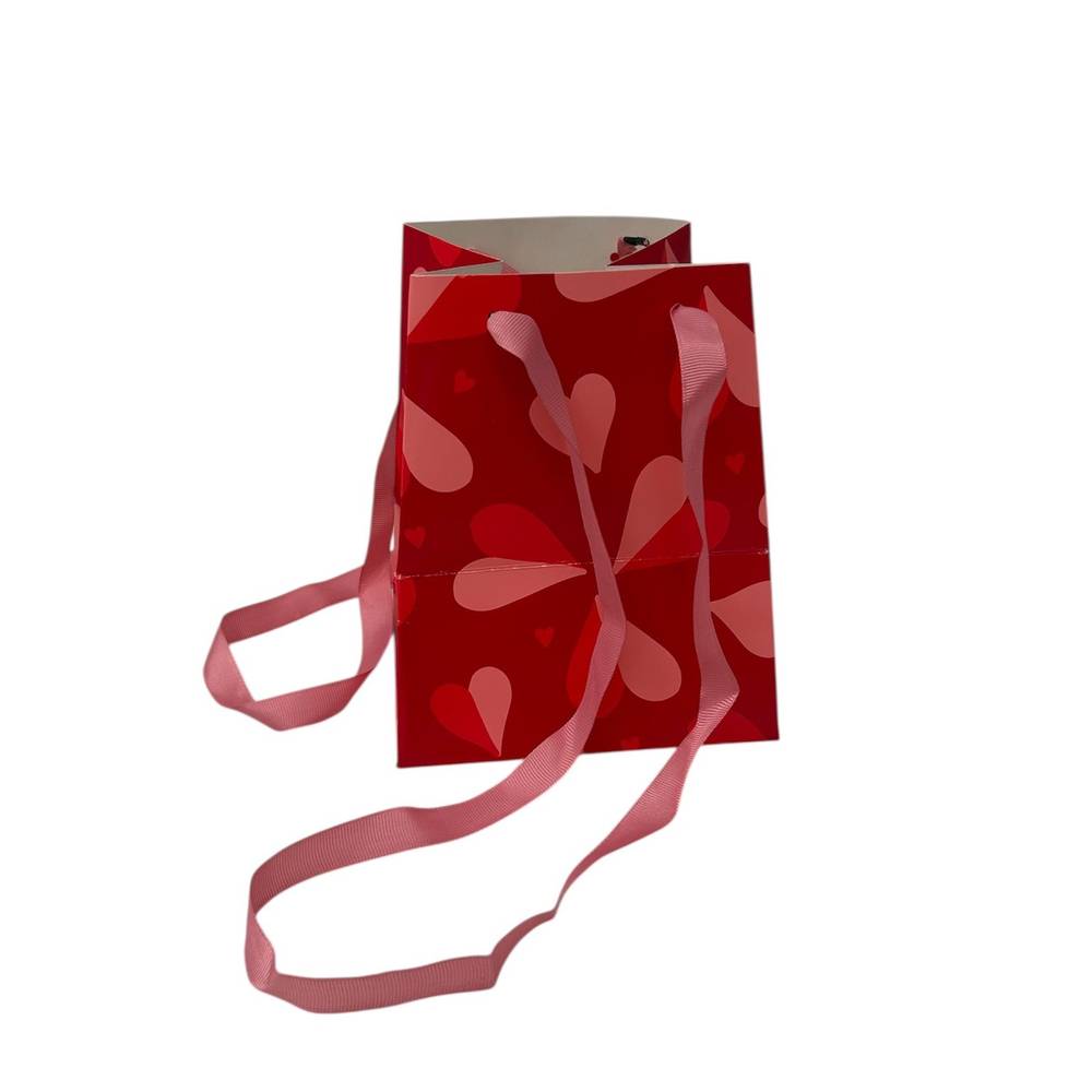Tasche Joli Herz rot 15x12x18cm
