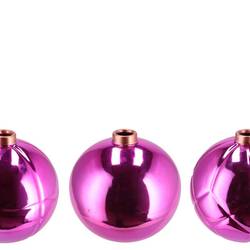 Weihnachtskugel Vase fuchsia 19x19x17cm