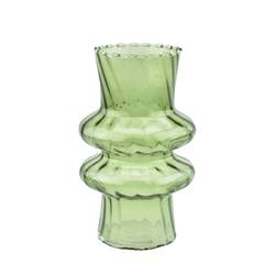 Glas Vase Jetro grün D12cm H20cm 
